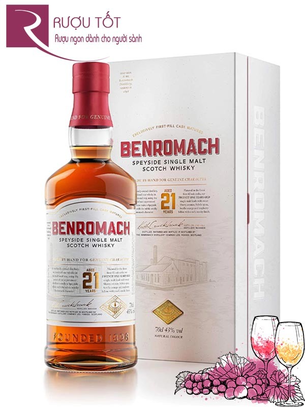 Rượu Benromach 21 Years Old Scotch Whisky