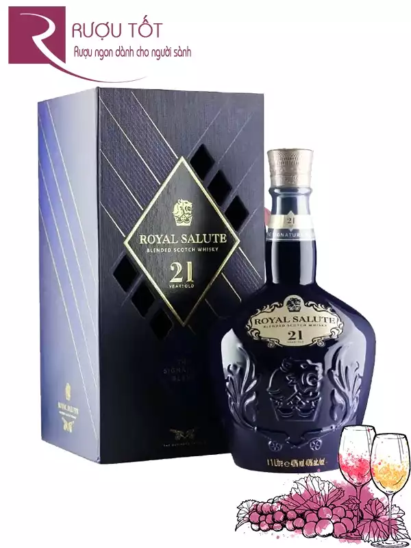 Rượu Chivas 21 Royal Salute 1 Lít