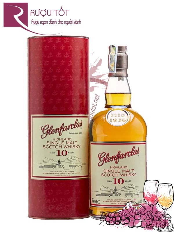 Rượu Whisky Glenfarclas 10 Single Malt