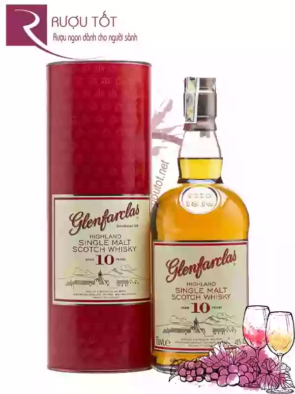 Rượu Whisky Glenfarclas 10 Single Malt