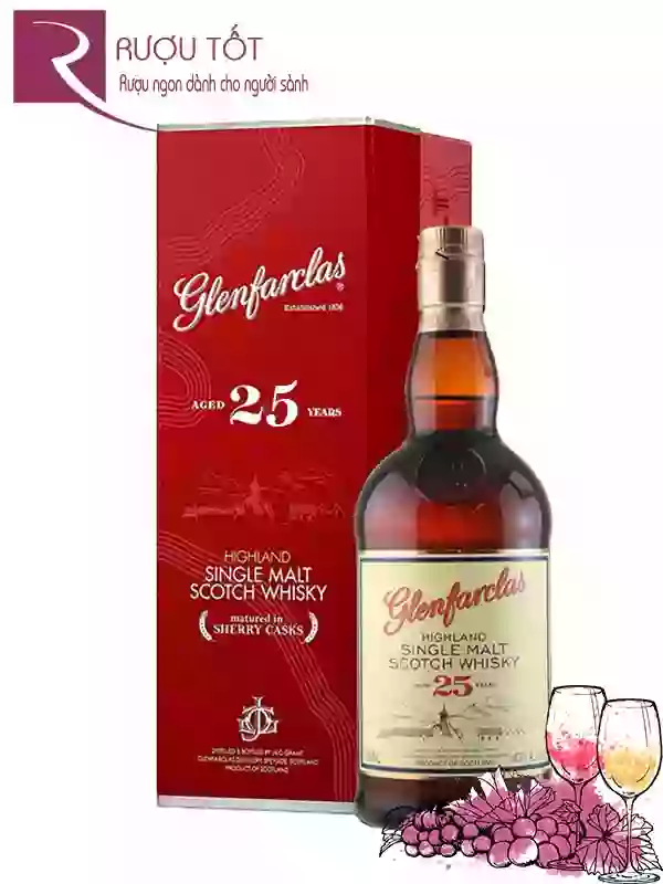 Rượu Glenfarclas 25 Single Malt Scotch Whisky