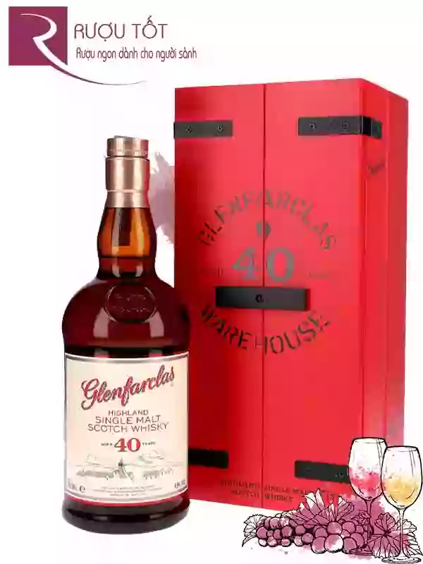 Rượu Glenfarclas 40 Single Malt Scotch Whisky