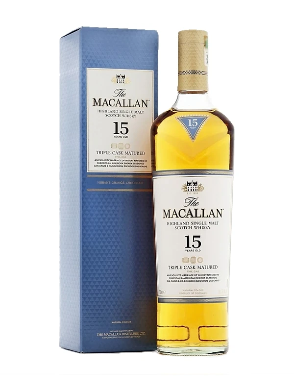 Rượu Macallan 15 Triple Cask 700ml