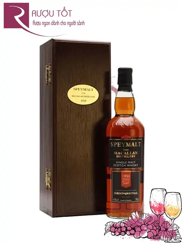 Rượu Macallan 1950 Speymalt
