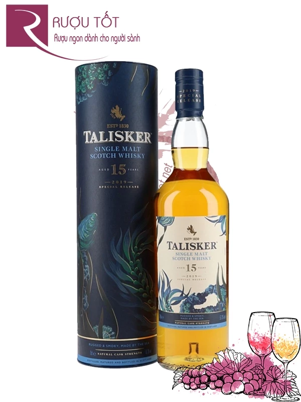 Rượu Talisker 15 Cask Strength