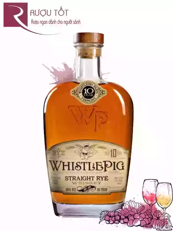 Rượu Whistlepig Straight Rye Whiskey 700ml