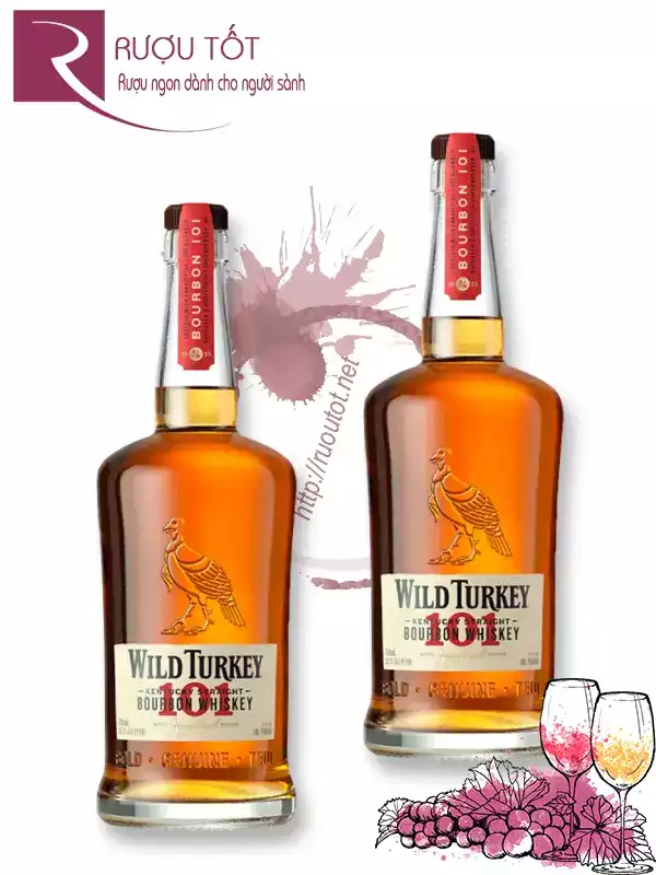 Rượu Whisky Wild Turkey 101 1L