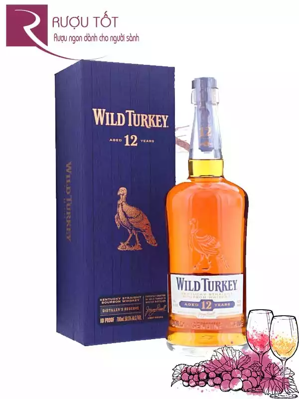 Rượu Wild Turkey 12 Years Old 700ml