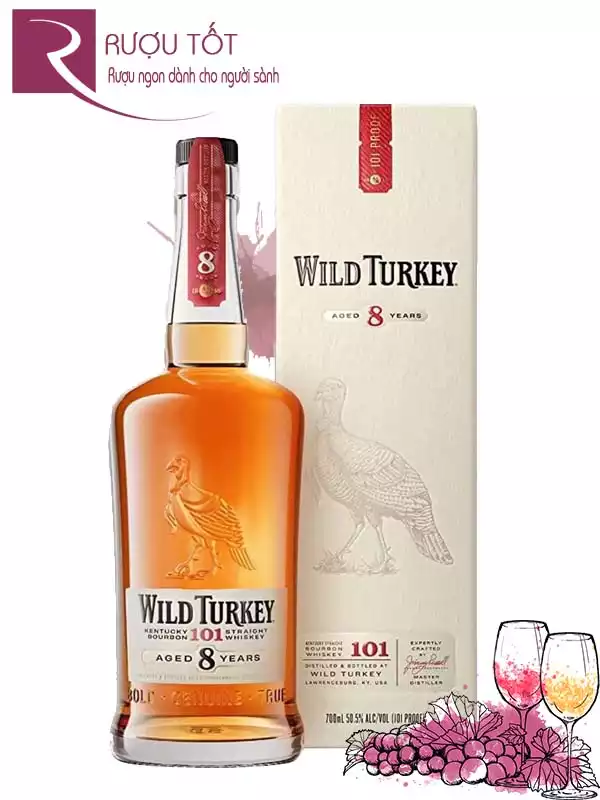 Rượu Wild Turkey 8 Year Old 101