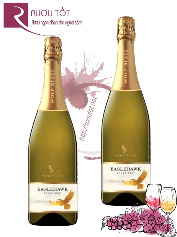 Rượu vang Wolf Blass Eaglehawk Cuvee Brut