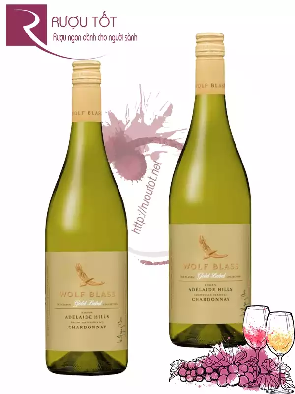 Rượu vang Wolf Blass Gold Label Chardonnay Adelaide Hills