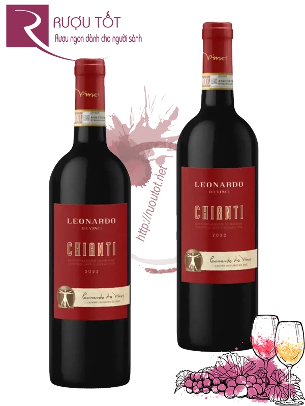 Vang Ý Leonardo Da Vinci Chianti DOCG