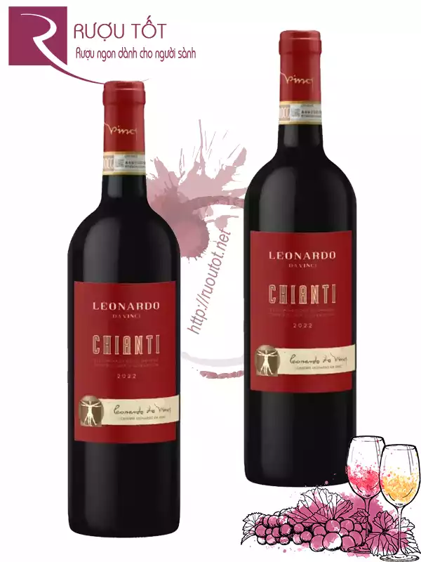 Vang Ý Leonardo Da Vinci Chianti DOCG