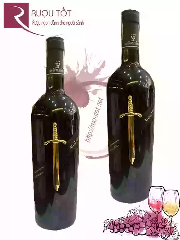 Rượu vang Moliteno Negroamaro IGT 16%