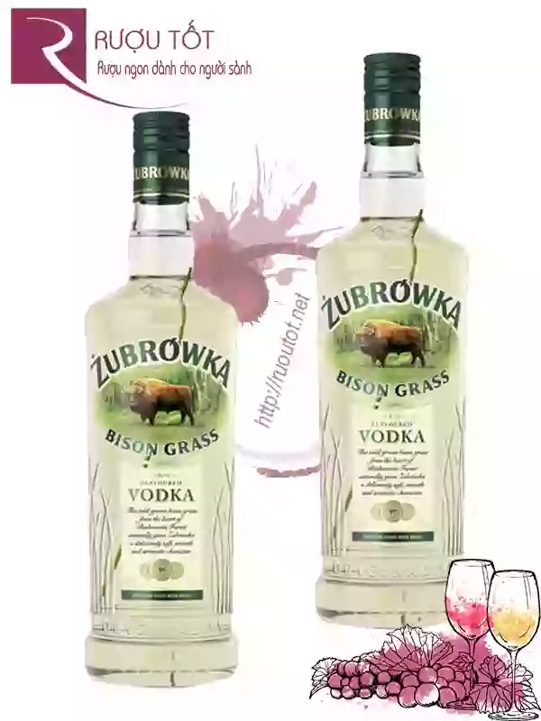 Rượu Zubrowka Bison Grass Vodka