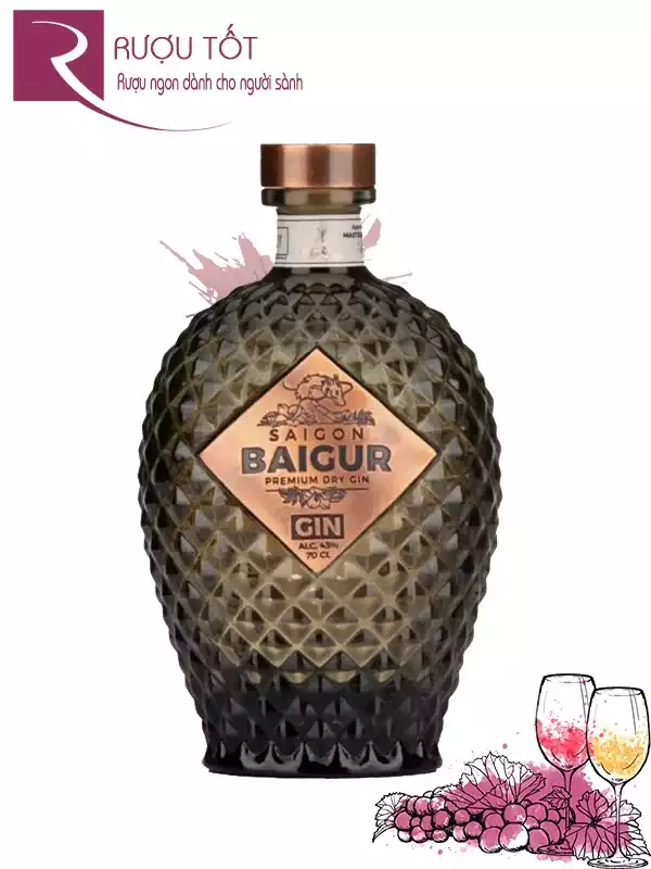 Rượu Saigon Baigur Gin 43%