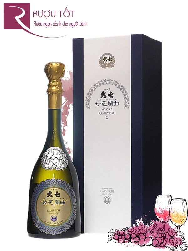 Rượu Sake Daishichi Myoka Rangyoku Omega 720ml