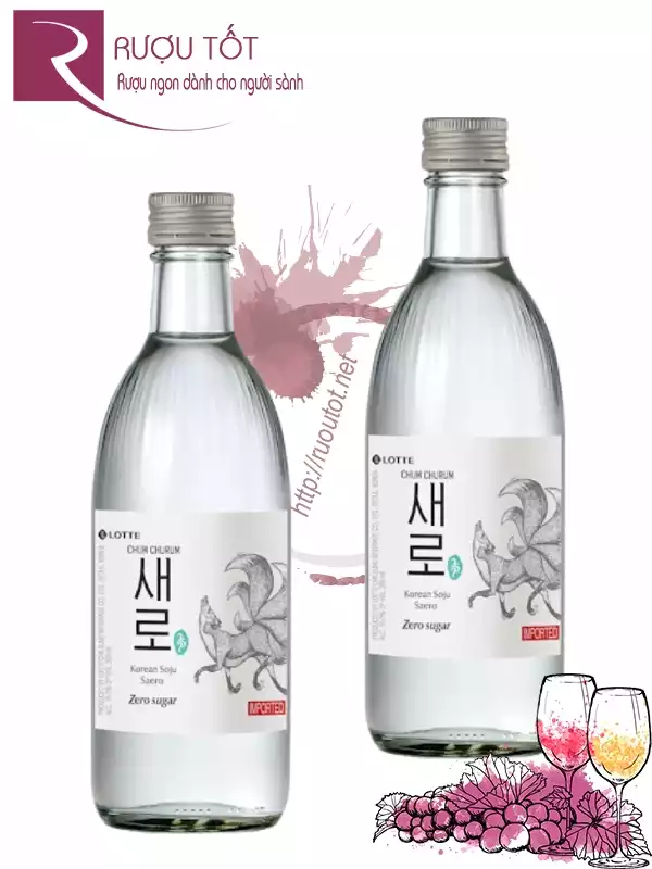Rượu Soju Không Đường 360ml