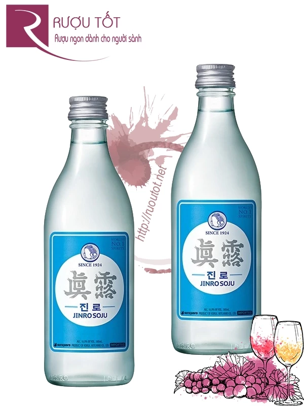 Rượu Soju Xanh Dương Jinro Is Back