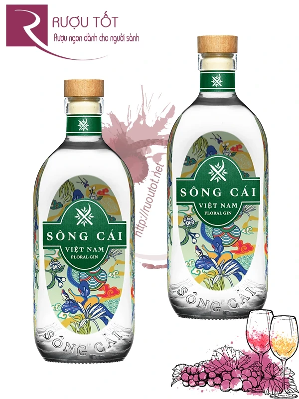 Rượu Sông Cái Floral Gin Việt Nam