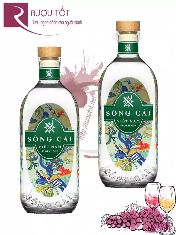 Rượu Sông Cái Floral Gin Việt Nam