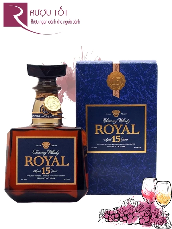 Rượu Suntory Whisky Royal 15 Years