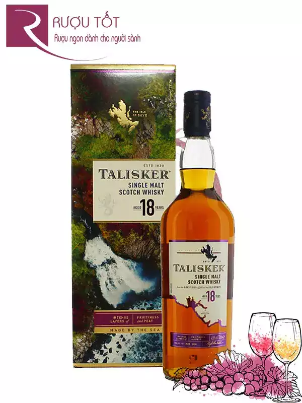 Rượu Talisker 18 Năm Tuổi