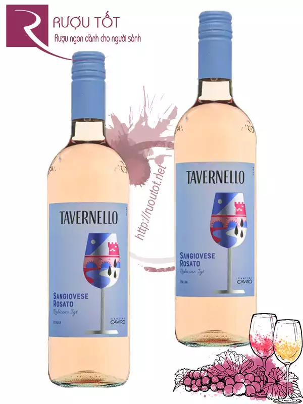 Rượu Vang Tavernello Sangiovese Rosato