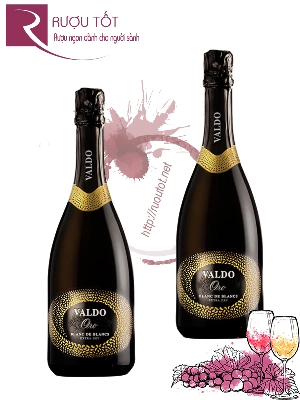 Rượu Vang Nổ Valdo Oro Blanc De Blancs