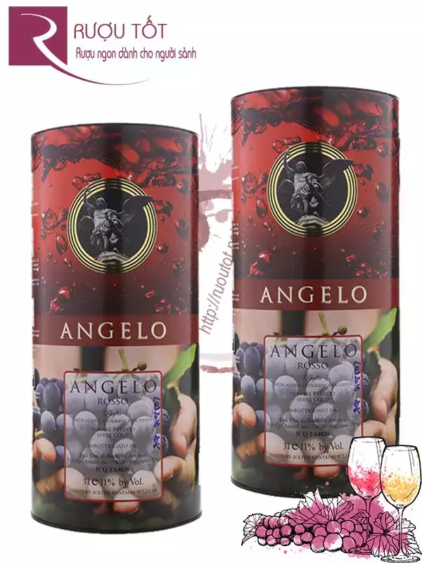 Vang Bịch Ngọt Terre Di Angelo 3 Lít