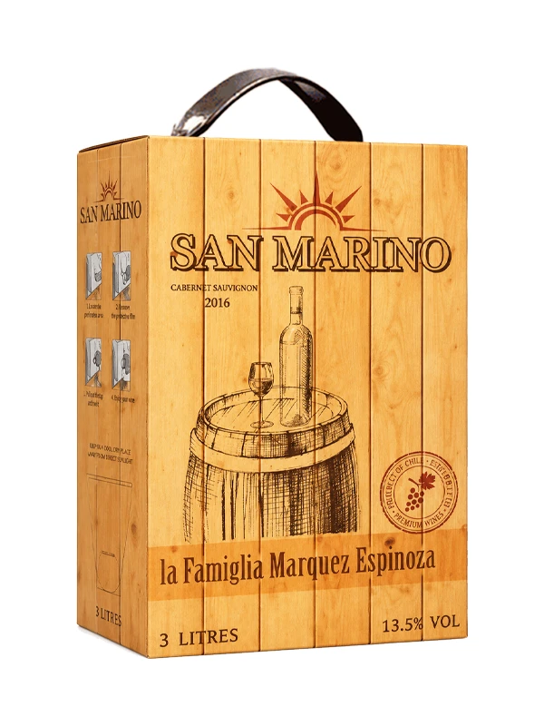 Vang Bịch Chile San Marino bịch 3 lít 5 lít