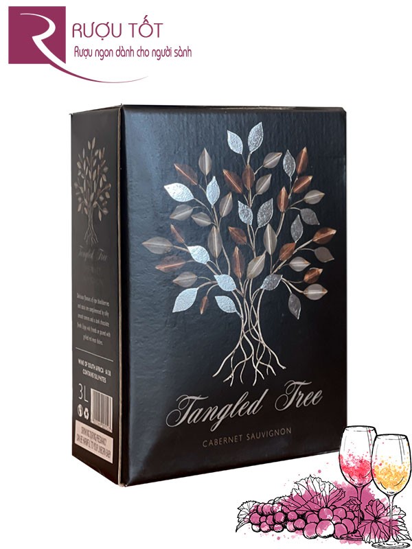 Rượu Vang Bịch Tangled Tree nhậo khẩu nguyên bịch