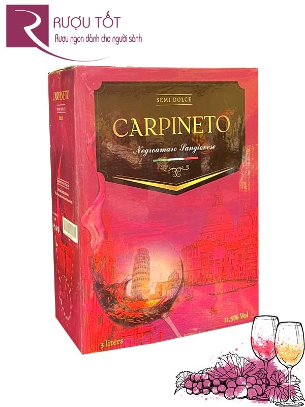 Rượu vang Carpineto Semi Dolce 3L