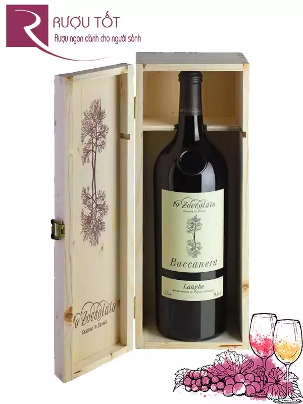 Rượu vang Lo Zoccolaio Baccanera Langhe Rosso DOC