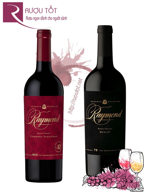 Rượu Vang Raymond Reserve Selection Collection Red – White