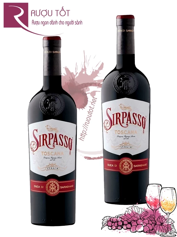 Vang Ý Sirpasso Rosso Toscana 99 điểm