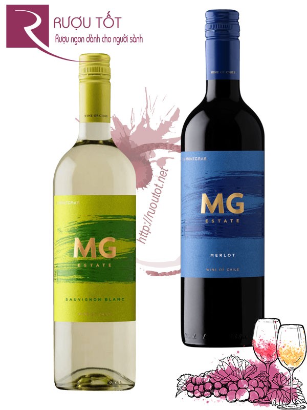 Rượu Vang MontGras MG Estate Sauvignon Blanc - Merlot