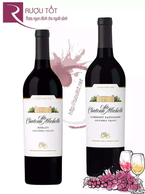 Rượu Vang Chateau Ste Michelle Cabernet Sauvignon - Merlot