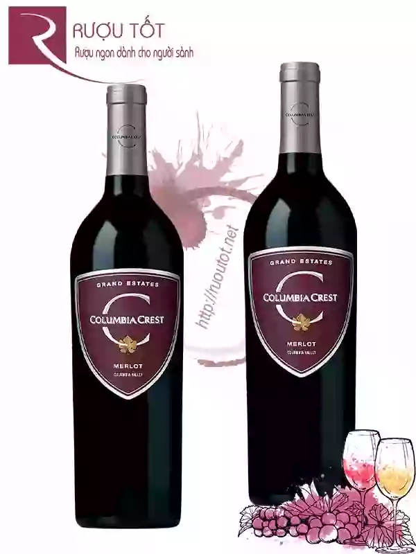 Rượu Vang Columbia Crest Merlot