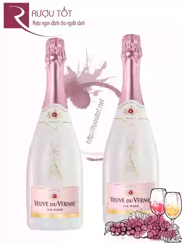 Vang Nổ Veuve Du Vernay Ice Rose