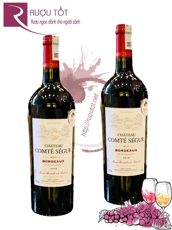 Rượu vang Chateau Comte Segur Bordeaux Cao cấp
