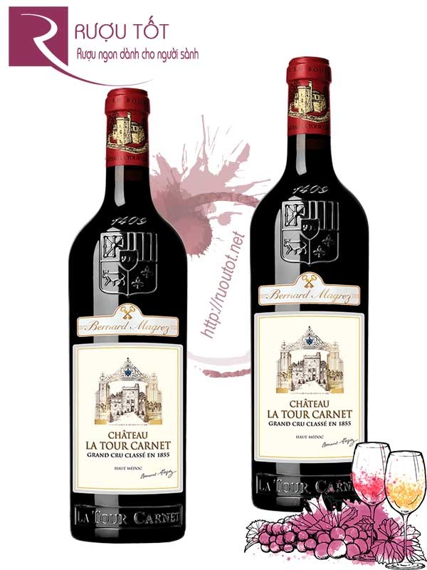 Rượu Vang Pháp Chateau La Tour Carnet Haut Medoc