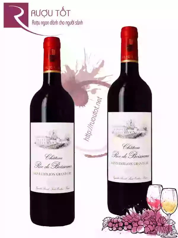 Rượu vang Pháp Chateau Roc de Boisseaux Chính hãng
