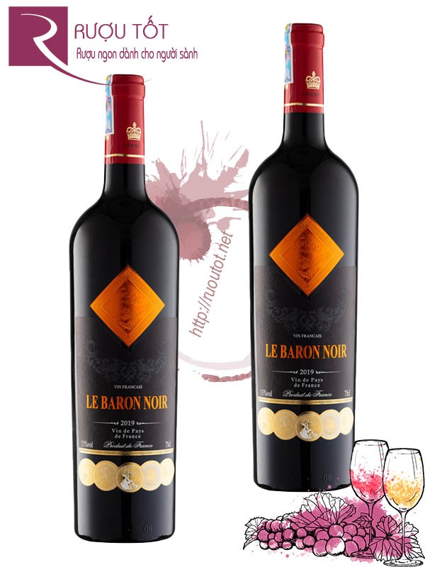 Rượu vang Pháp Le Baron Noir