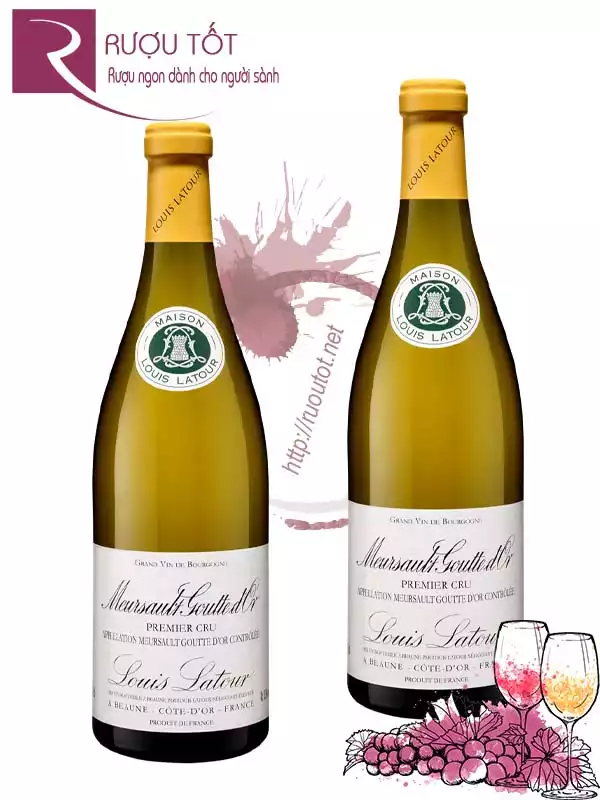 Rượu vang Louis Latour Meursault Goutte d’Or Cao cấp