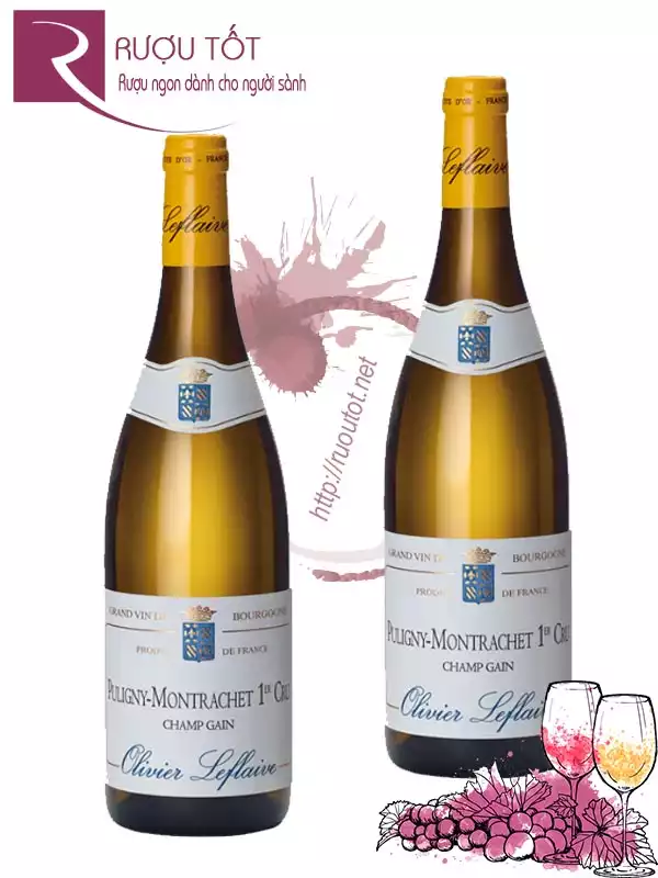 Rượu vang Puligny Montrachet 1st Cru Champ Gain Olivier Leflaive Cao cấp