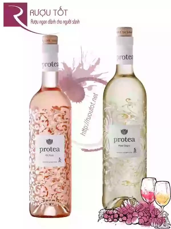 Rượu Vang Protea Protea Cabernet Sauvignon-Chenin Blanc-Dry Rose