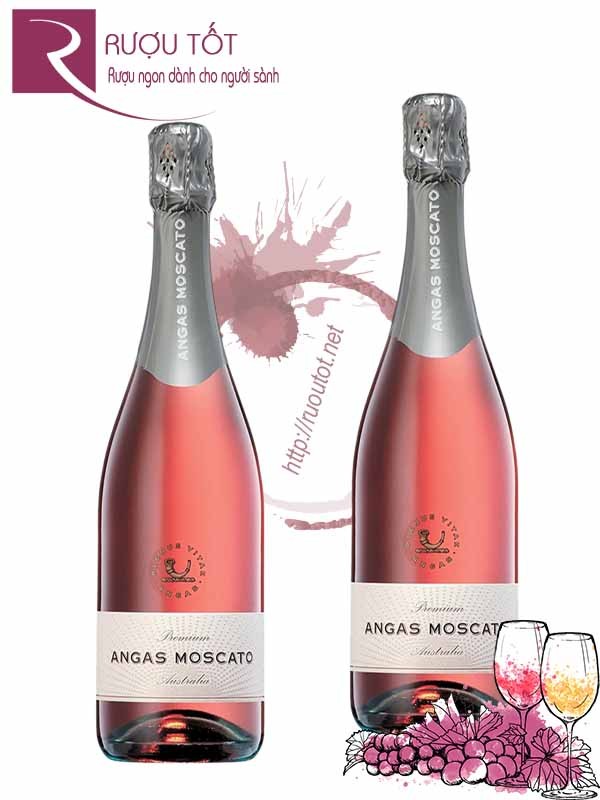 Rượu Vang Nổ Angas Moscato Australia