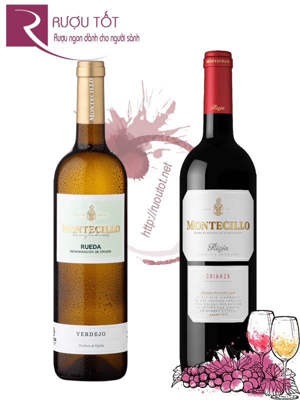 Rượu Vang Montecillo Crianza - Verdejo - Rose
