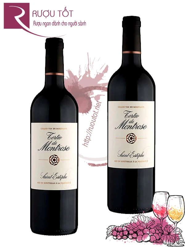 Vang đỏ Tertio de Montrose Saint Estephe